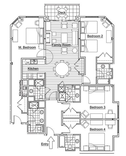 Cuatro habitaciones
